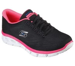 Skechers Glide-Step Flex - Sheer Virtue -Shoe Style Shop 104309 BKHP E