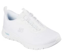 Skechers Arch Fit Vista - Gleaming -Shoe Style Shop 104377 WHT F