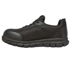 Skechers Work: Sure Track - Jixie -Shoe Style Shop 108041EC BLK D