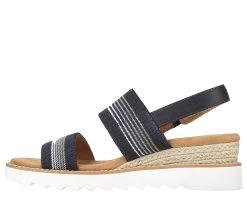 Skechers BOBS Desert Kiss Hi - Tea Time -Shoe Style Shop 113863 NVMT D