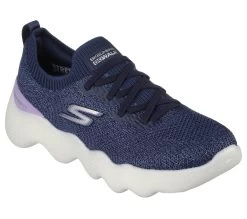 Skechers GO WALK Massage Fit - Upsurge -Shoe Style Shop 124905 NVLV F