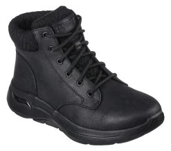 Skechers GO WALK Arch Fit Boot - Simply Cheery -Shoe Style Shop 144407 BBK F