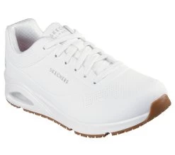 Skechers Work Relaxed Fit: Uno SR - Sutal -Shoe Style Shop 200054EC WHT E