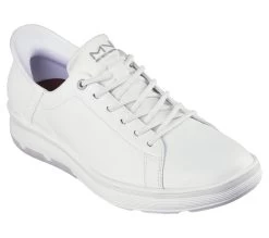 Skechers Slip-ins MN: Casual Glide Cell - Abbott -Shoe Style Shop 205059 WHT E
