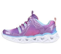 Skechers S Lights: Heart Lights - Rainbow Lux -Shoe Style Shop 302308 PRMT D