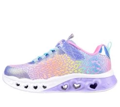 Skechers Flutter Heart Lights - Loves Wild -Shoe Style Shop 302314 LVMT D