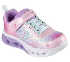 Skechers Flutter Heart Lights - Simply Love -Shoe Style Shop 302315 PKMT E
