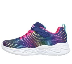 Skechers S Lights: Wavy Beams -Shoe Style Shop 302338 NVMT D