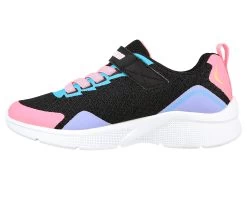 Skechers Microspec - Bright Retro -Shoe Style Shop 302348 BKMT D