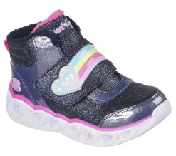 Skechers S-Lights: Heart Lights - Brilliant Rainbow -Shoe Style Shop 302669 NVPK E