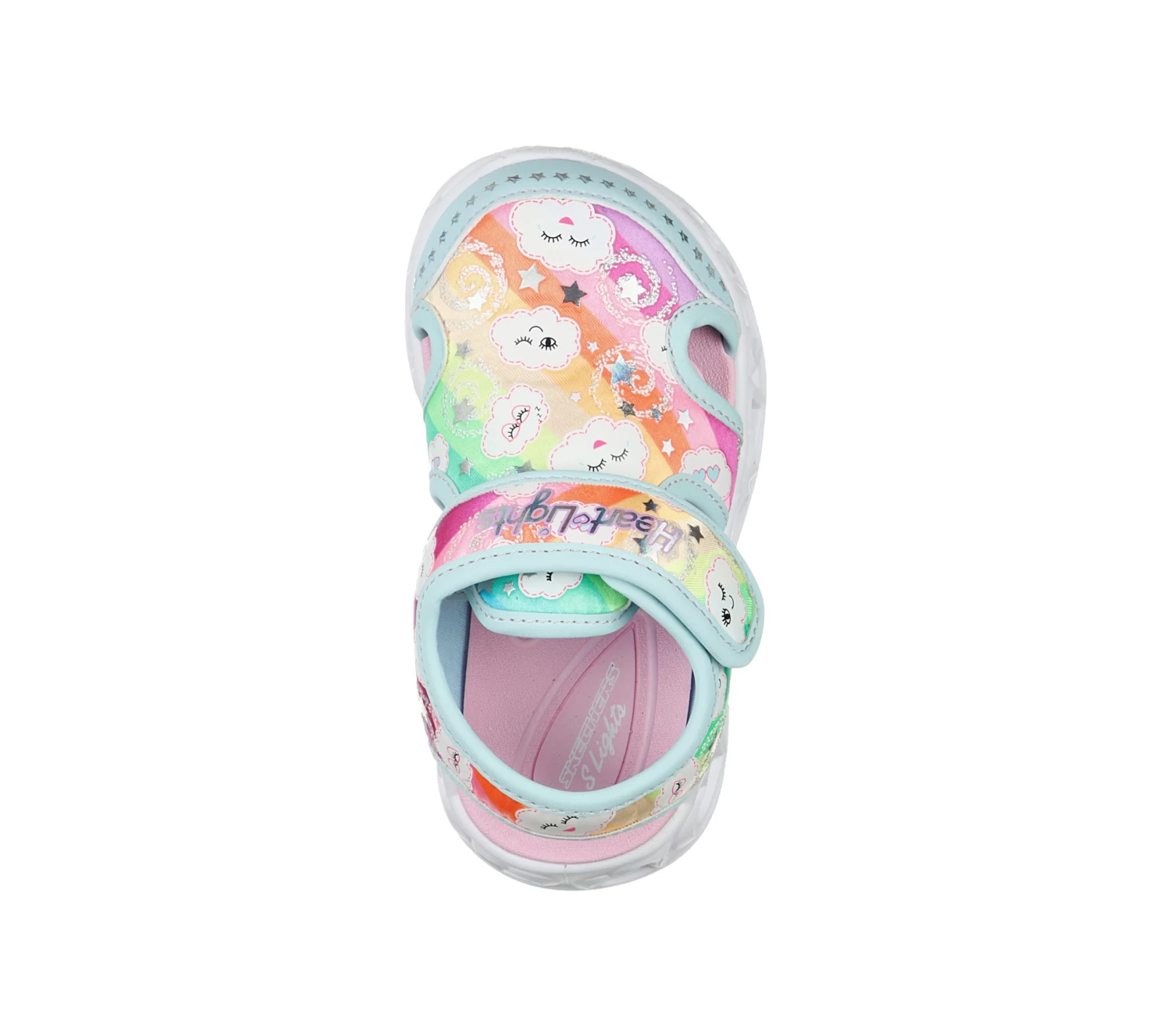Skechers Heart Lights Sandal - Cutie Clouds 4 Skechers Heart Lights Sandal - Cutie Clouds - Image 2
