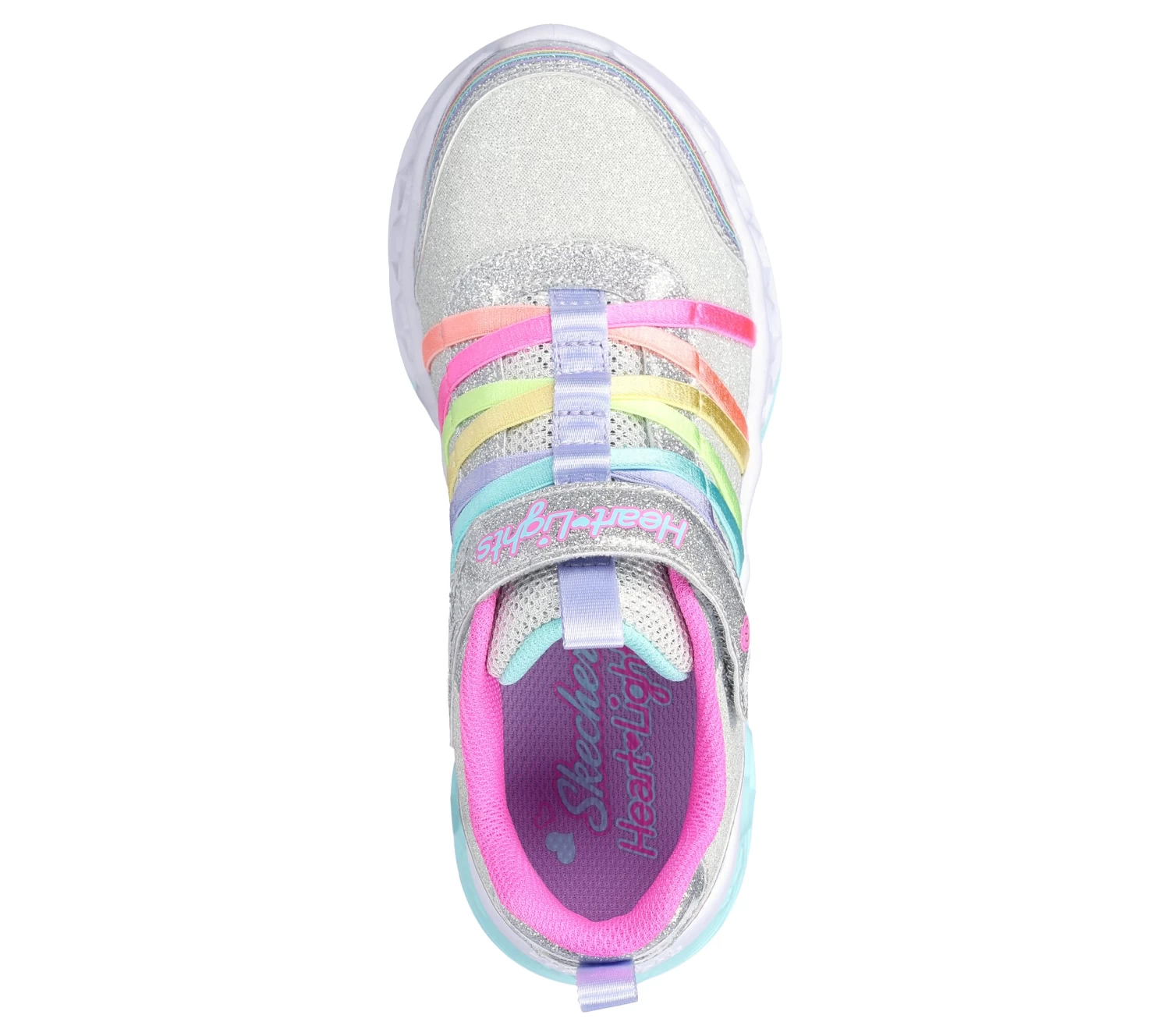 Skechers Flutter Heart Lights - Rainbow Bestie 4 Skechers Flutter Heart Lights - Rainbow Bestie - Image 2