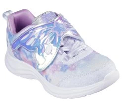 Skechers Glimmer Kicks - Magical Wings -Shoe Style Shop 303260 LBLV E