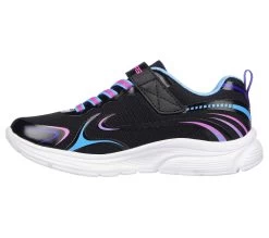 Skechers Wavy Lites - Eureka Shine -Shoe Style Shop 303520 BKMT D