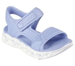 Skechers Foamies: Heart Lights Sandal - Always Flashy -Shoe Style Shop 308045 LTBL E