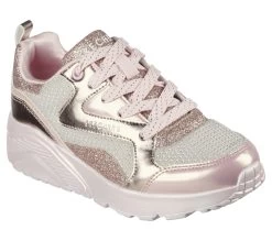 Skechers Uno Lite - Metallic Steps -Shoe Style Shop 310490 RSGD E