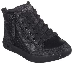 Skechers Shoutouts - Glimmer Zip -Shoe Style Shop 310618 BBK E