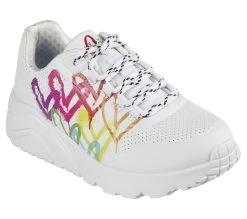 Skechers JGoldcrown: Uno Lite - Love Brights -Shoe Style Shop 314061 WMLT E