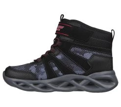 Skechers Twisted-Brights - Zerrix -Shoe Style Shop 400145 BKRD D