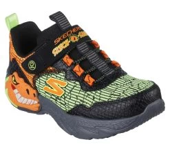 Skechers Skech-O-Saurus - Dino-Lights -Shoe Style Shop 400615 BKOR E