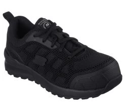 Skechers Work: Bulklin - Ayak Comp Toe -Shoe Style Shop 77289EC BBK F