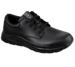 Skechers Work Relaxed Fit: Flex Advantage - Fourche SR -Shoe Style Shop 77513EC BLK E
