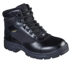 Skechers Work: Wascana - Benen WP SR -Shoe Style Shop 77526EC BLK E